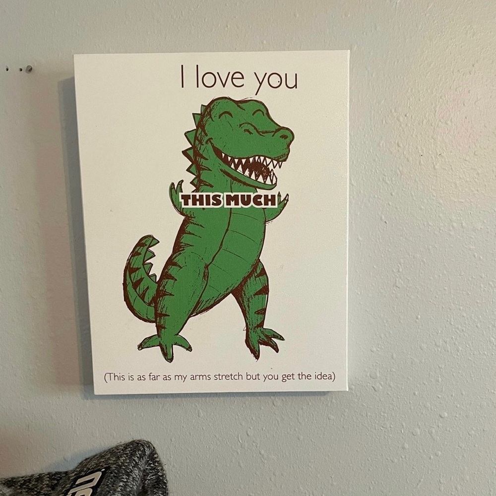 Dinosaur canvas